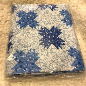 NWT Full Flat Sheet/ Sears SHOWER OF STARS ⭐️ Boho Folk NWT Flat Sheet